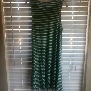 Green Striped Tank Dress from Old Navy